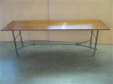 Wrought Iron/wood Dining Table