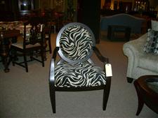 Zebra Print Occassional Chair
