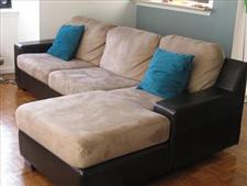 Mocha Brown L-shaped Sofabed / Couch