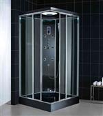 Steam shower with body jets
