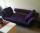 Convertible Futon Sofa Bed Exotic Purple -