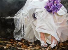 Wedding Painting by  Denise H. Cooperman