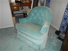 Blue Velvet Chair